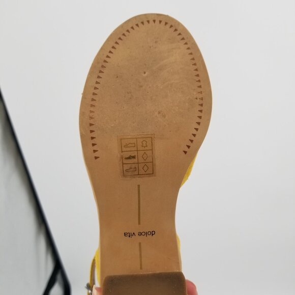 Dolce Vita Honey Suede Block Heel Sandals w/ Ankle Strap - Buttery Soft Sz. 6.5 - Picture 12 of 12